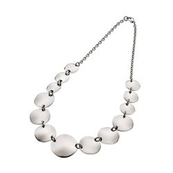 Polished STEELX 'stepping stones' Necklace - N3821
